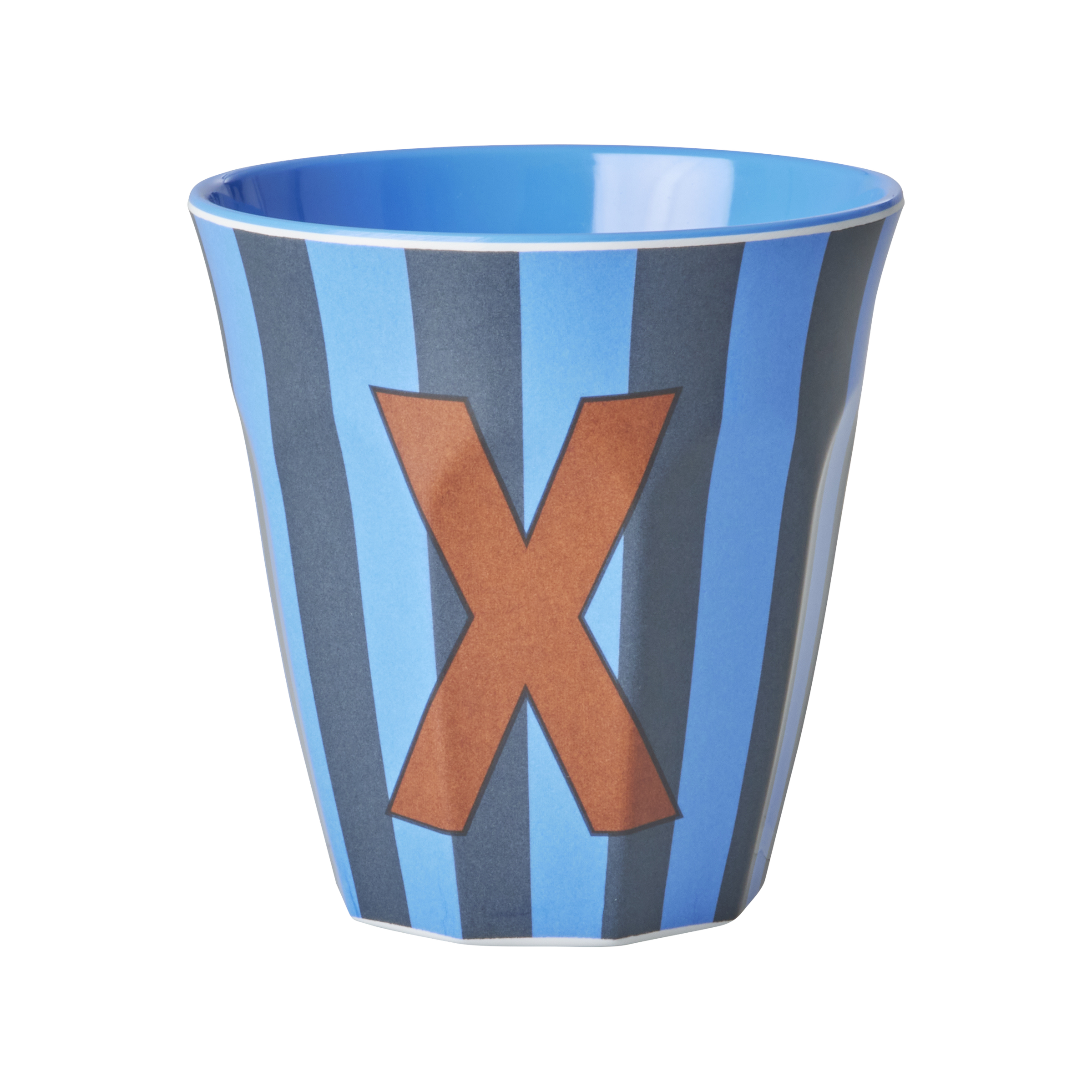 Melamine Alfabet kop, blå mix - 250 ml.